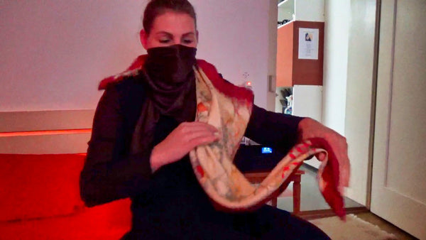 flight-attendant Alexandra bound and gagged by a bugler